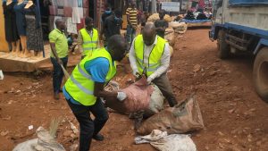 UPMRA EXECUTIVE DIRECTOR WORKS WITH LOCALS TO EXCAVATE THE MENACE GARBAGE OUT OF KASOKOSO.